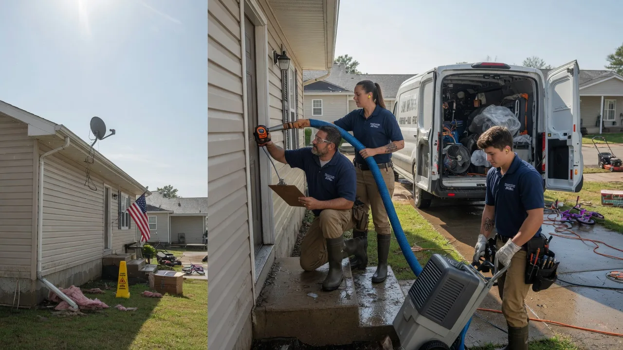 Ceiling Water Damage Restoration in Milford, IL near me